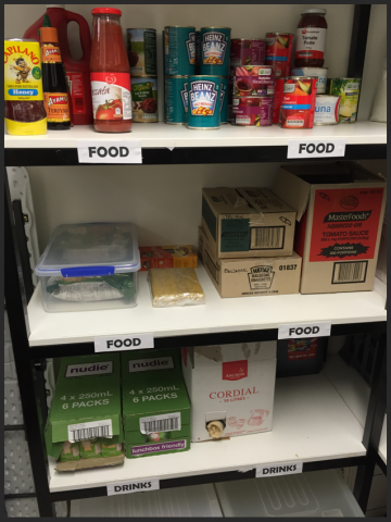 organised store room, organized store room